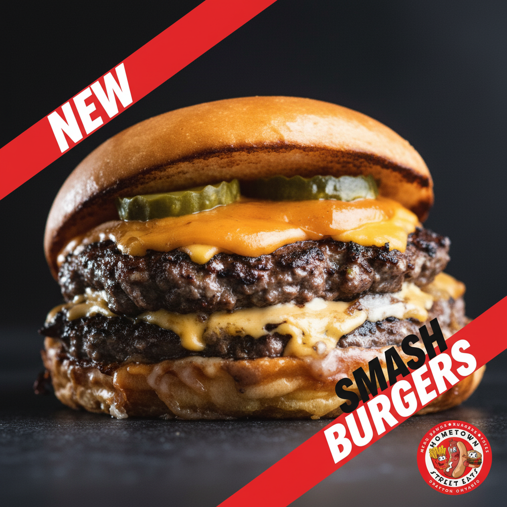 Hometown Street Eats smash burger teaser