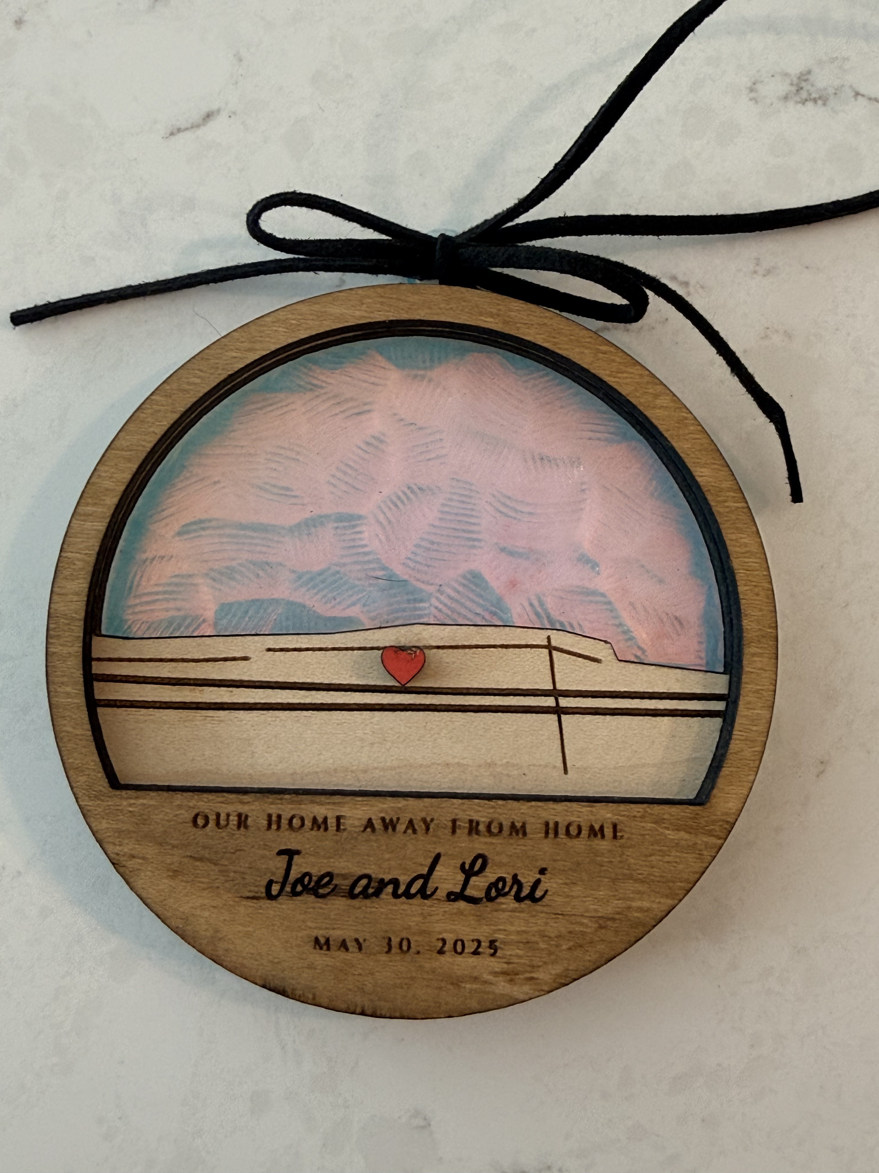 Custom Map Ornament
