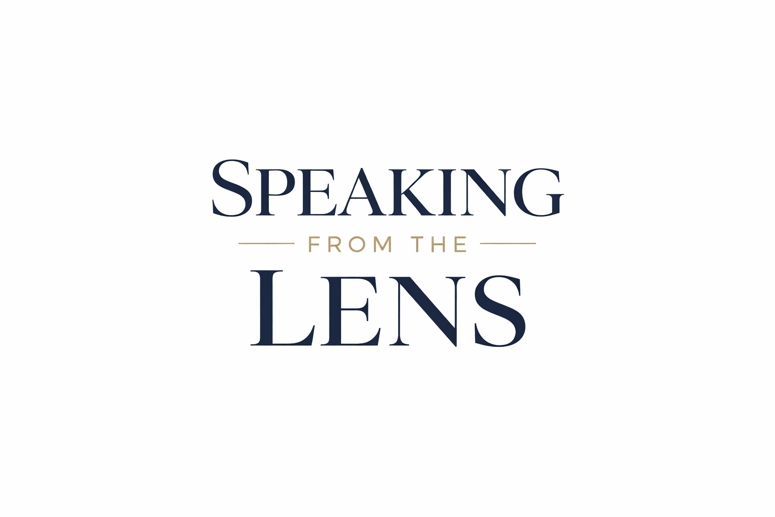 Speaking From the Lens logo - veteran-owned visual production company