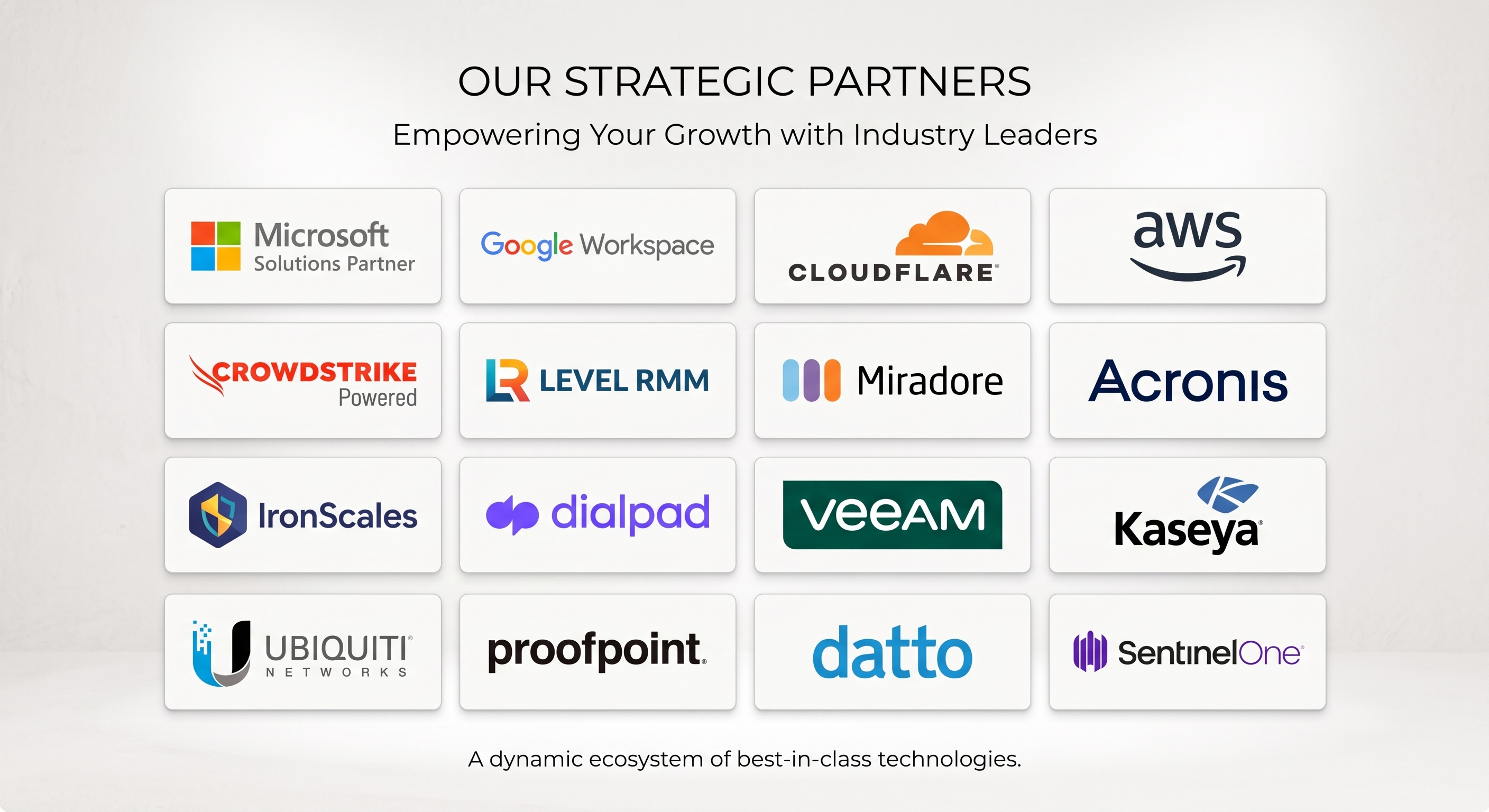 Nodexis Solutions strategic partners