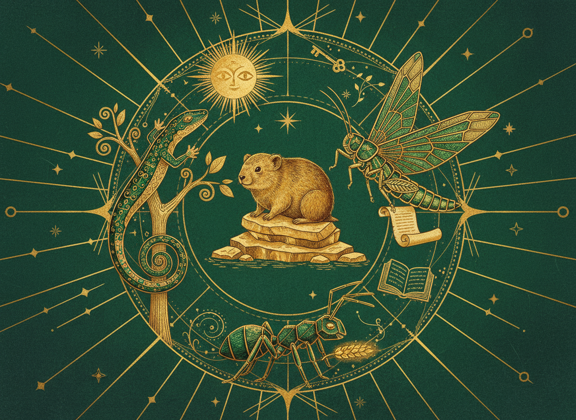 Four small creatures — ant, hyrax, locust, lizard — entrepreneurial wisdom from Proverbs