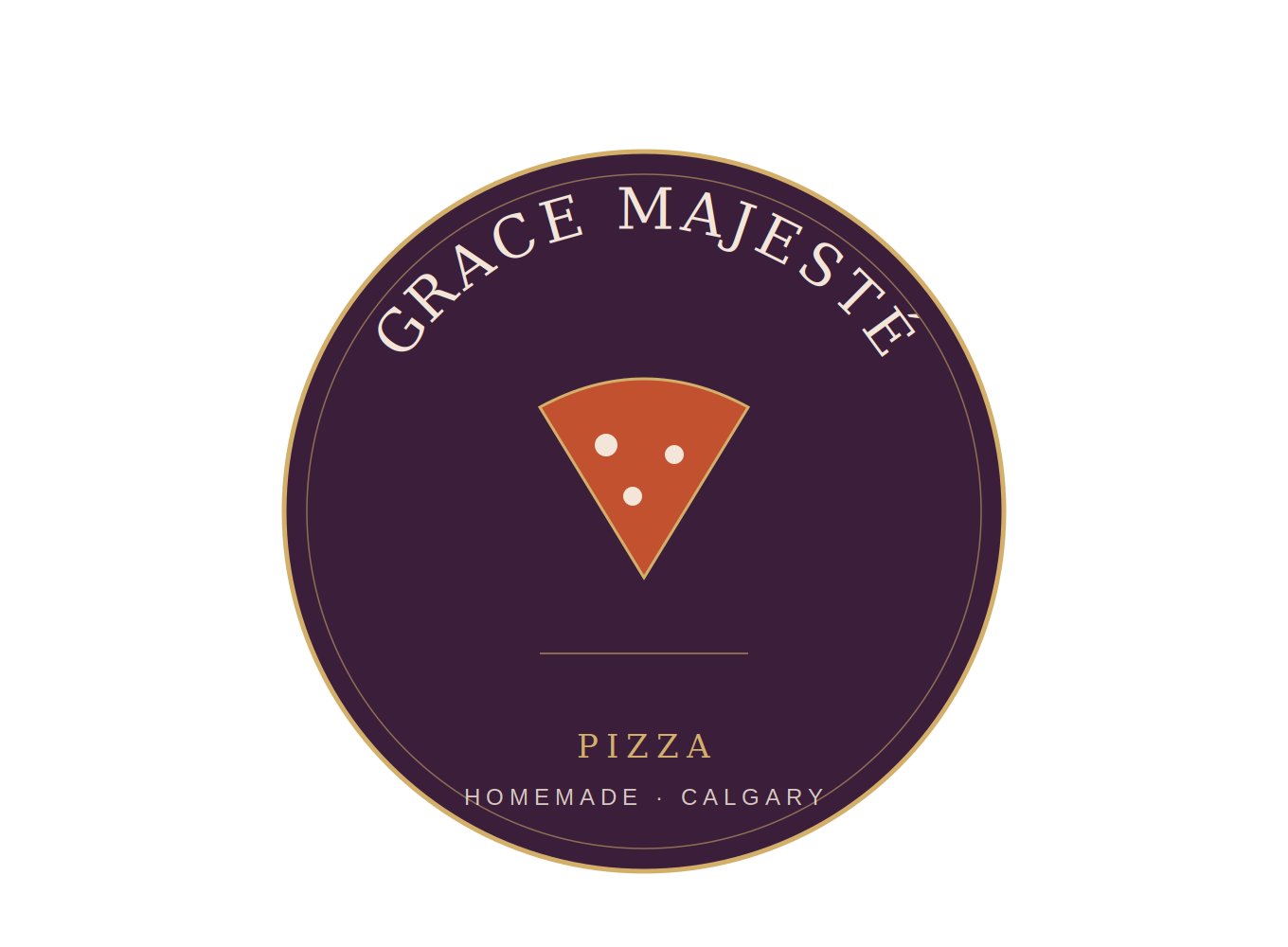 Grace Majesté Pizza logo