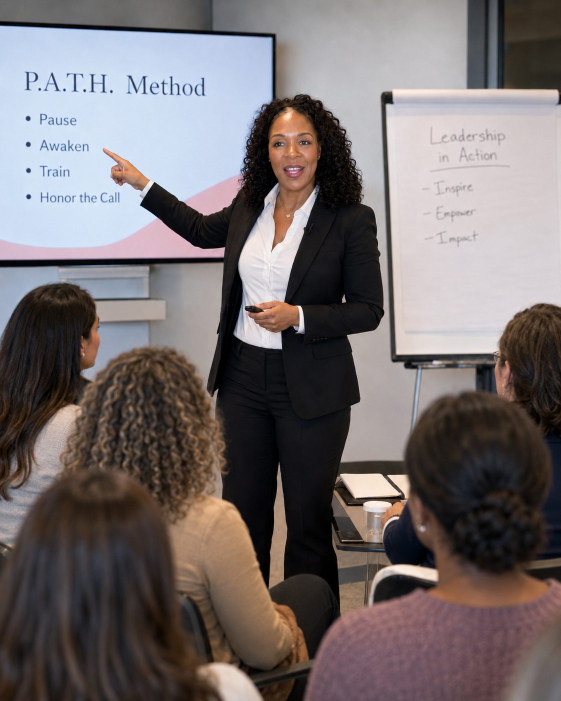Shanelle Porter Simmons delivering a keynote