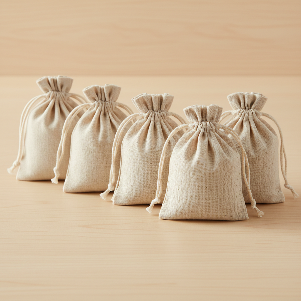 Cotton wash bags