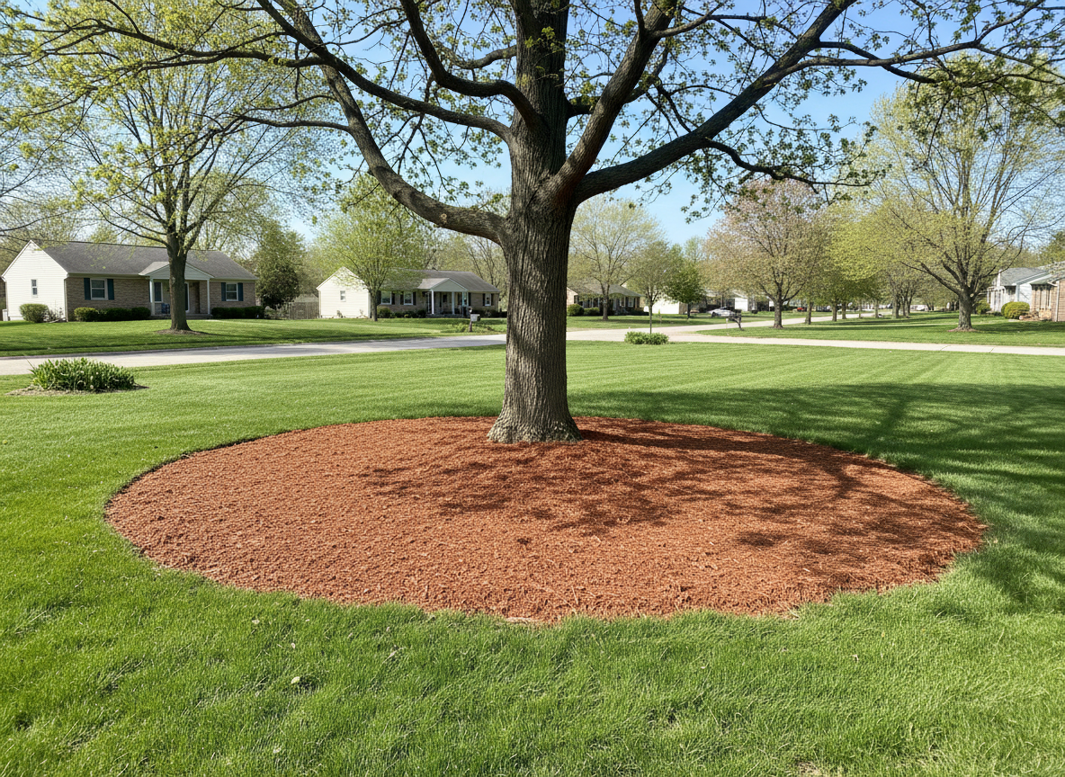 Mulch installation in Bethel Park PA