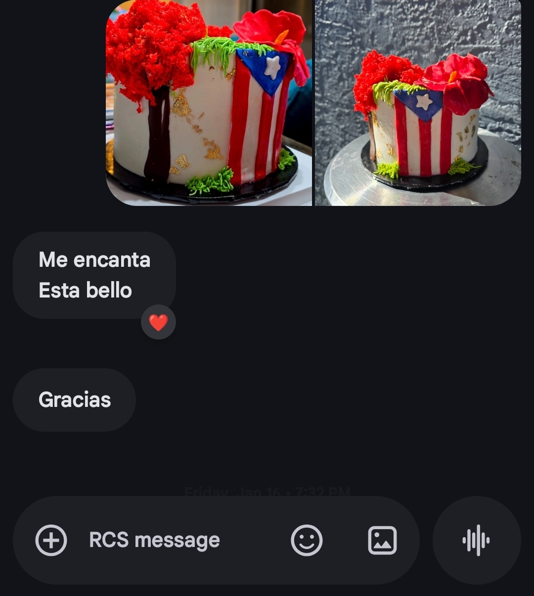 Puerto Rican themed cake