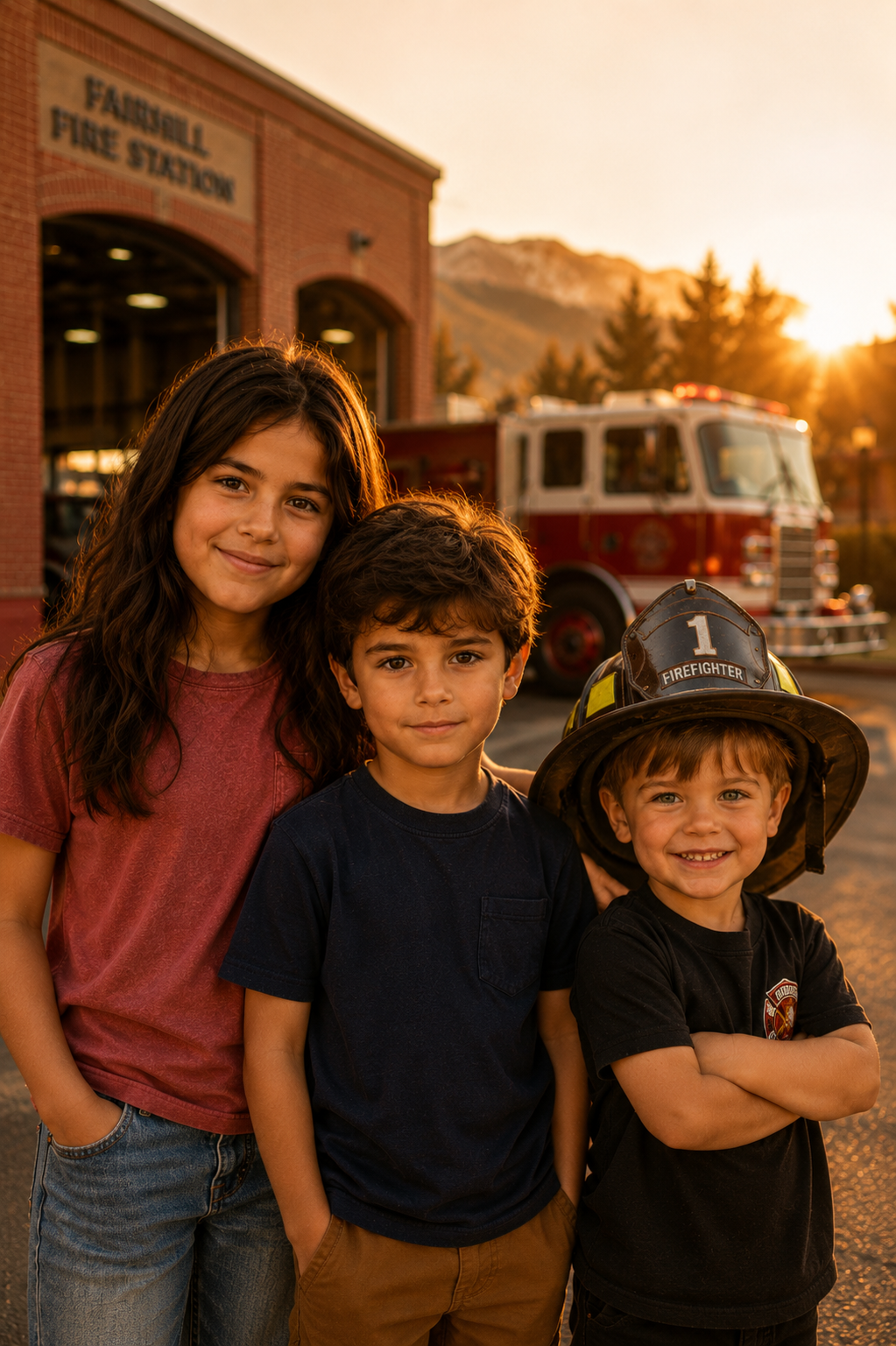 Samantha, Eli, and Sammy together