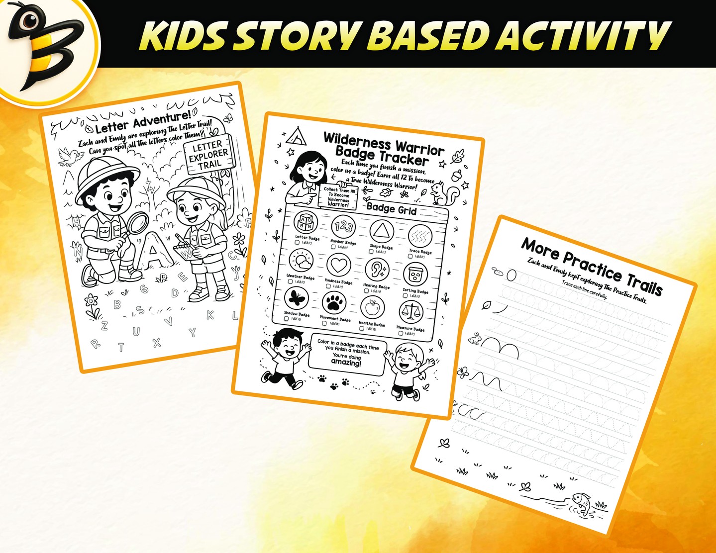 Wilderness Warriors Activity Pages - Math & Exploration