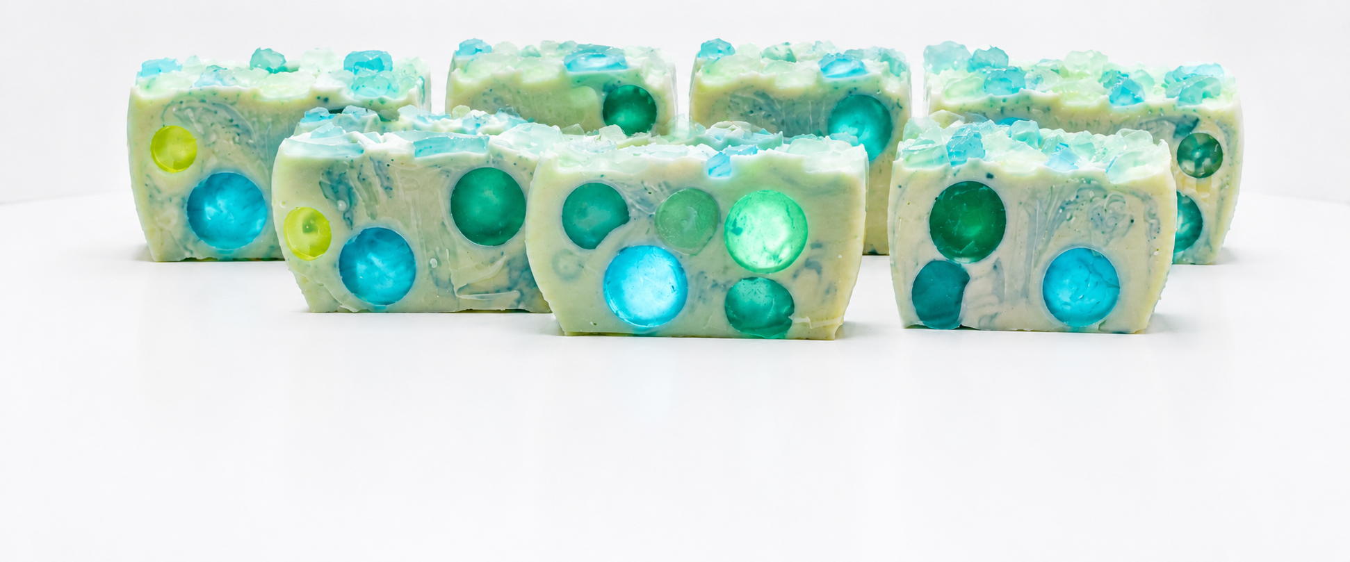 Menthol Eucalyptus and Mint cold-process beef tallow soap bar