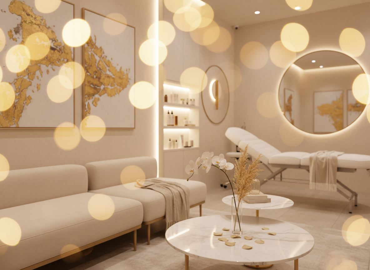 Elegant medical aesthetics atmosphere