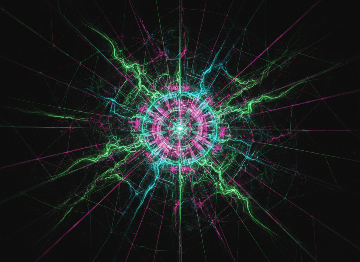 Neon Reactor Series collection — High-energy neon geometry. Psychedelic streetwear that glows.