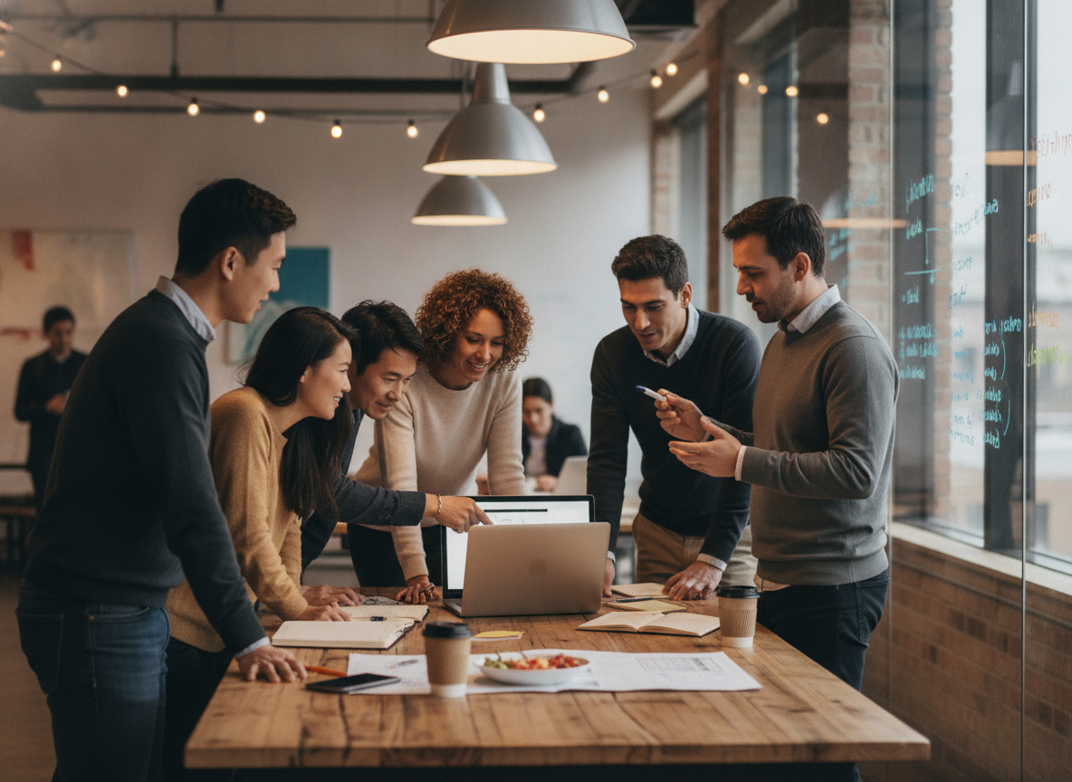 EJS Holding Ventures team collaborating