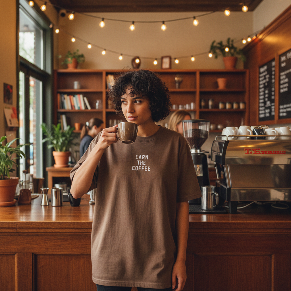 Earn the Coffee tee