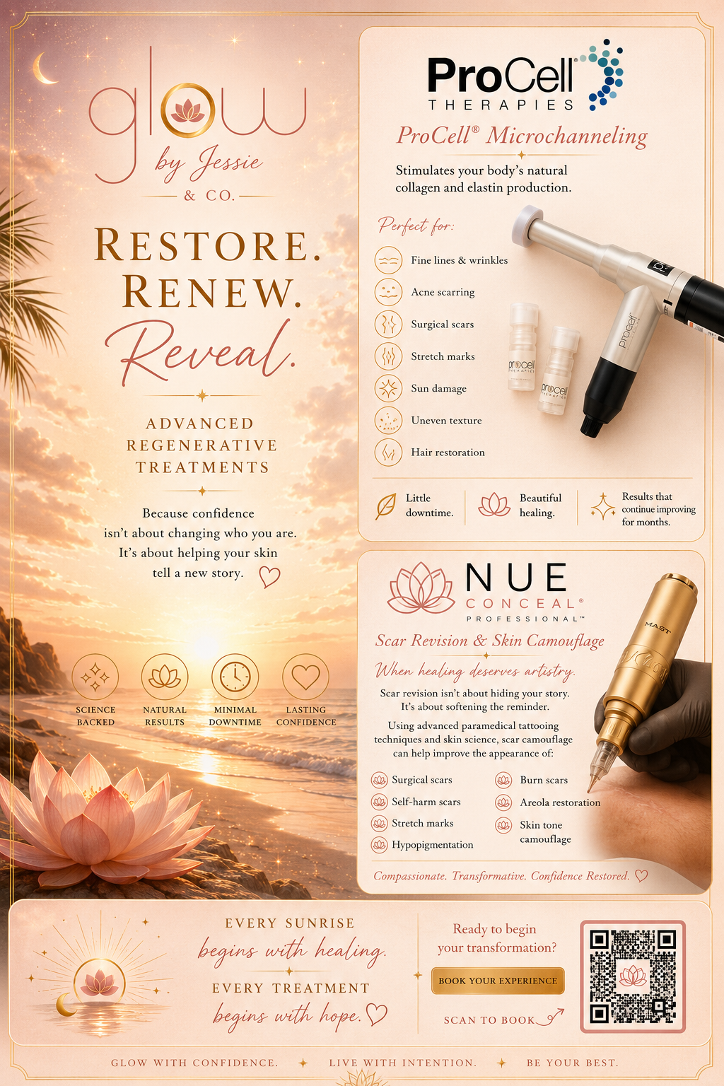 Restore. Renew. Reveal. – ProCell Microchanneling & Scar Revision with NUE Conceal
