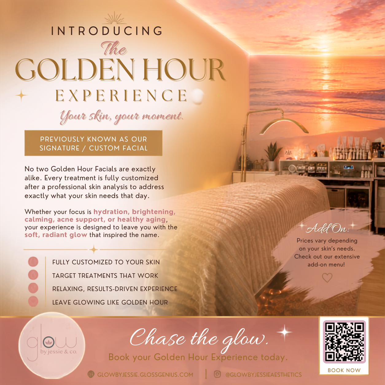 Introducing the Golden Hour Experience – Your skin, your moment
