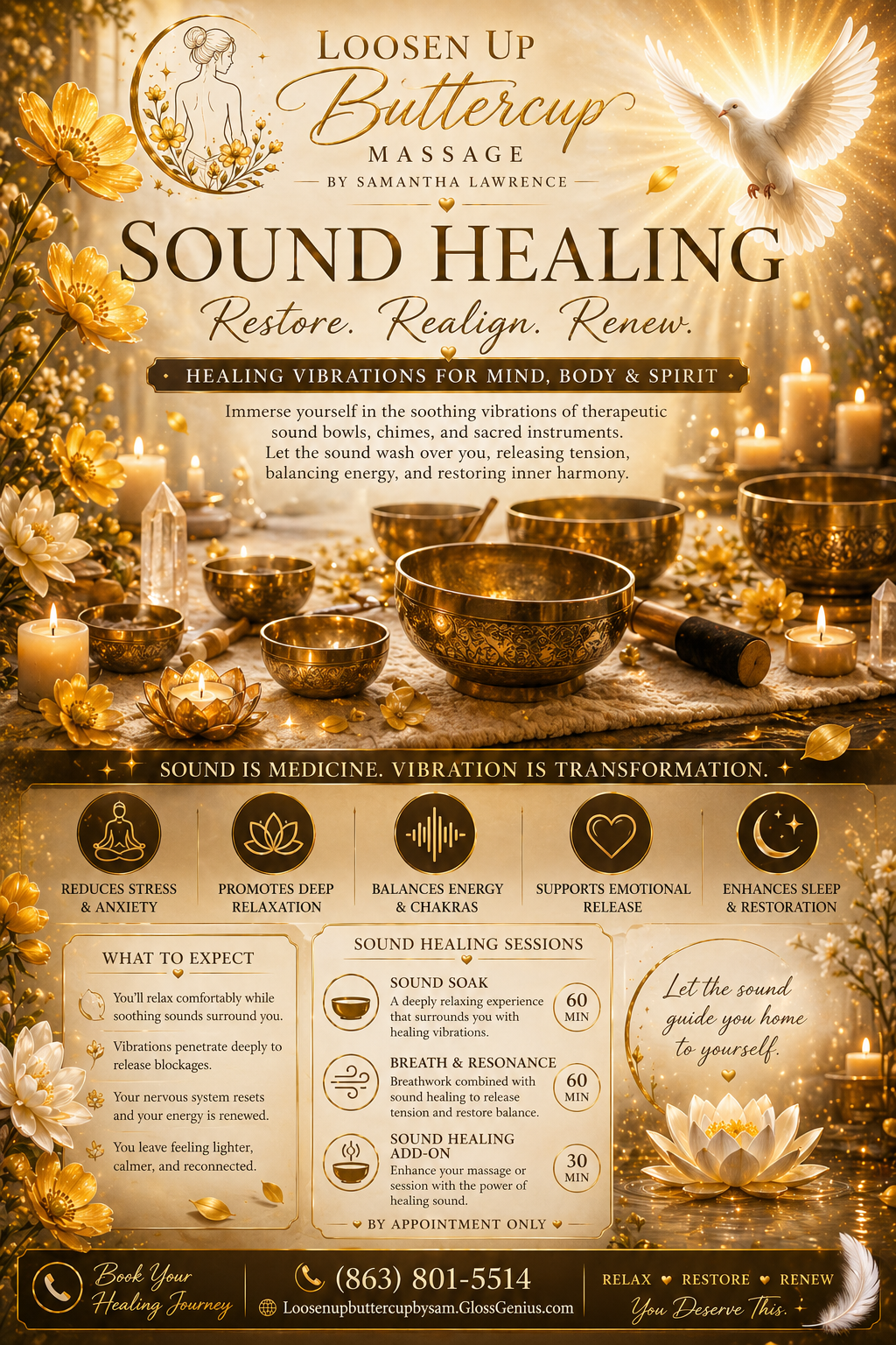 Sound Healing – Restore. Realign. Renew.