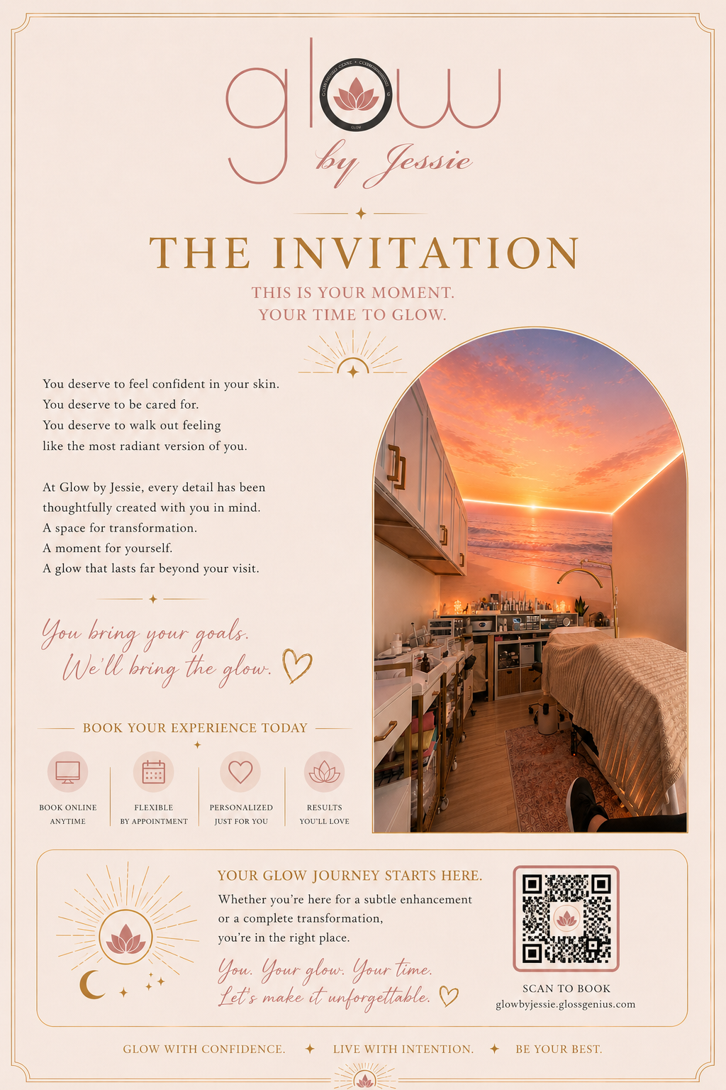Glow by Jessie – The Invitation: This is your moment, your time to glow
