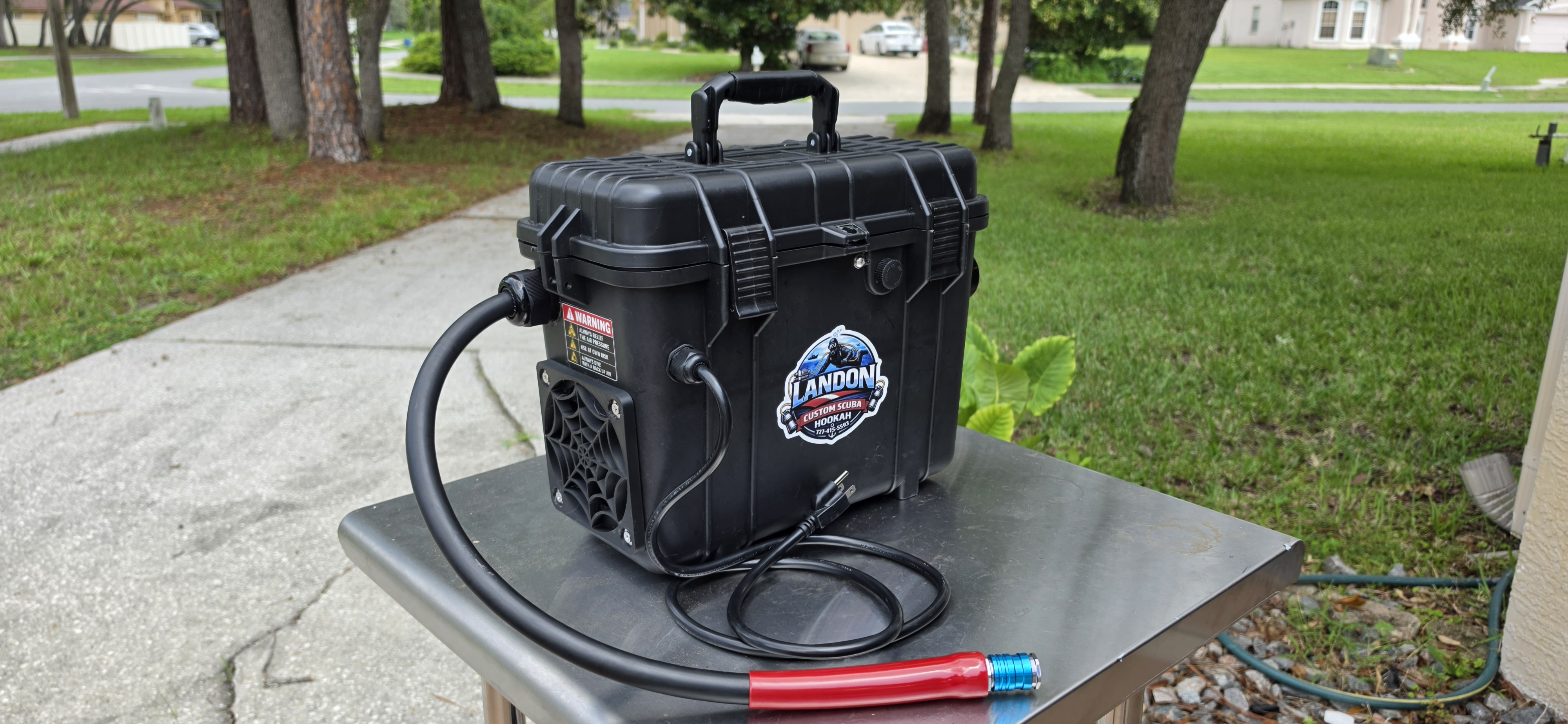 LXD-1300 Landon Custom Scuba Hookah compressor system