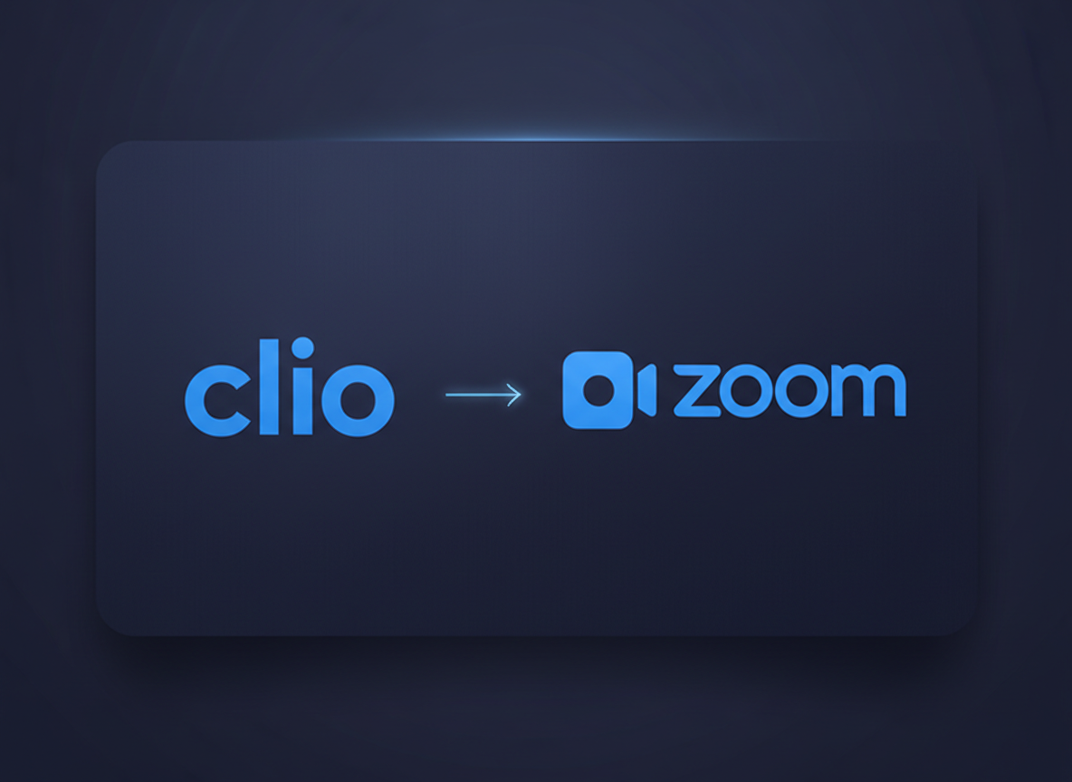 Clio & Zoom EHR integration