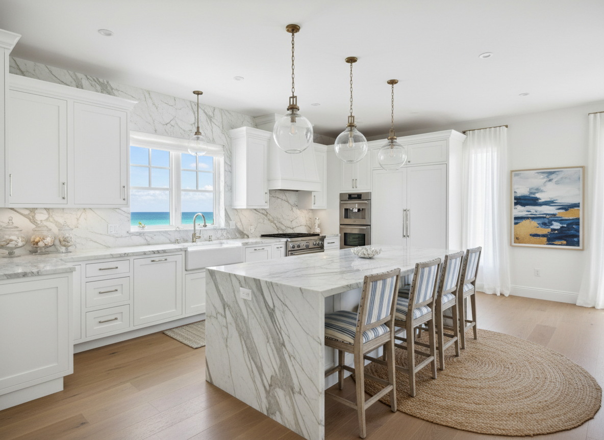 Luxury custom kitchen installation