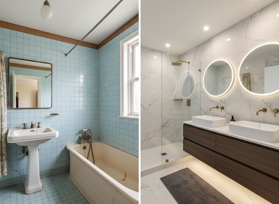 Luxury Master Bathroom - Fitchburg, MA