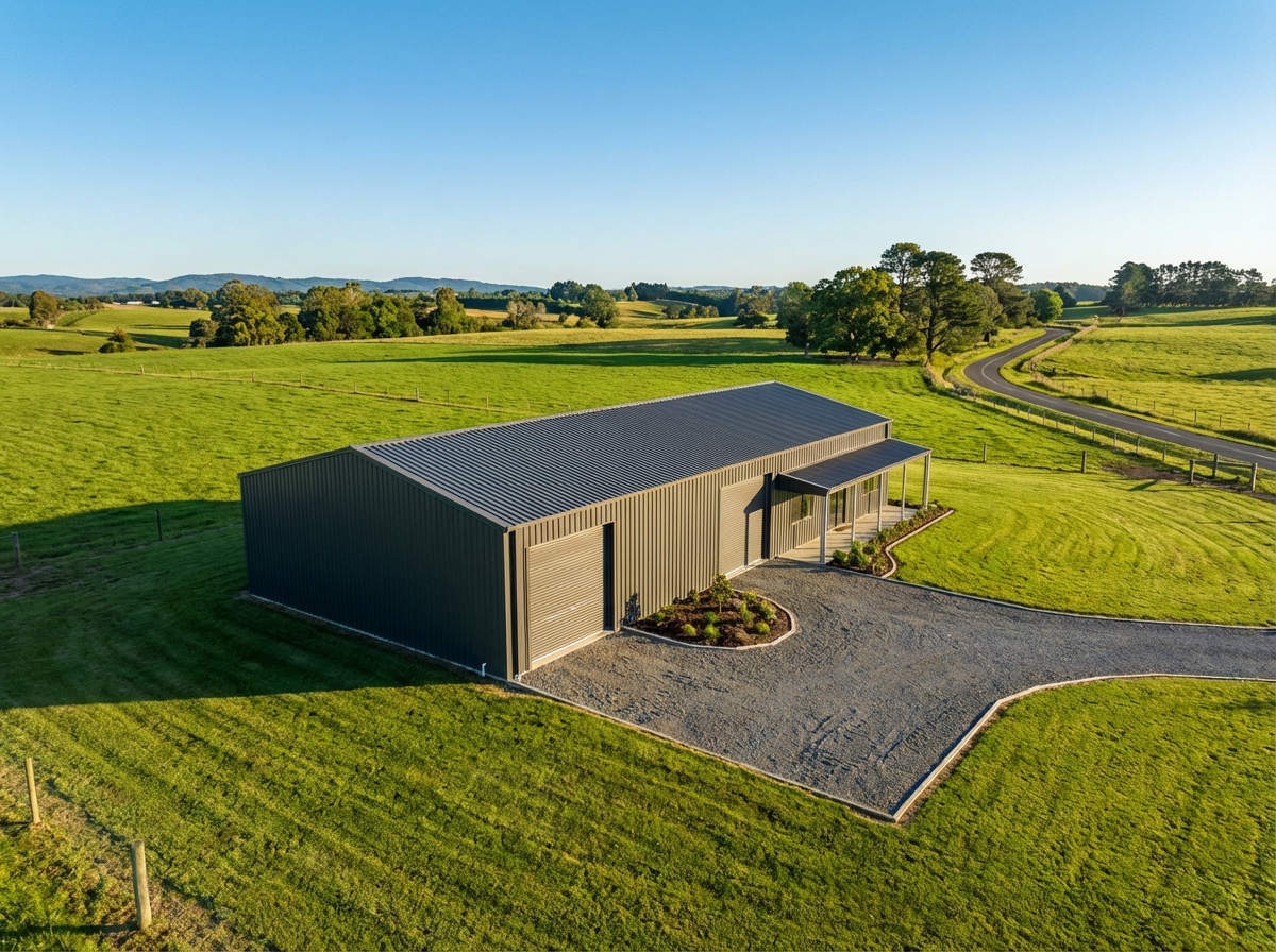 Steel building showcase