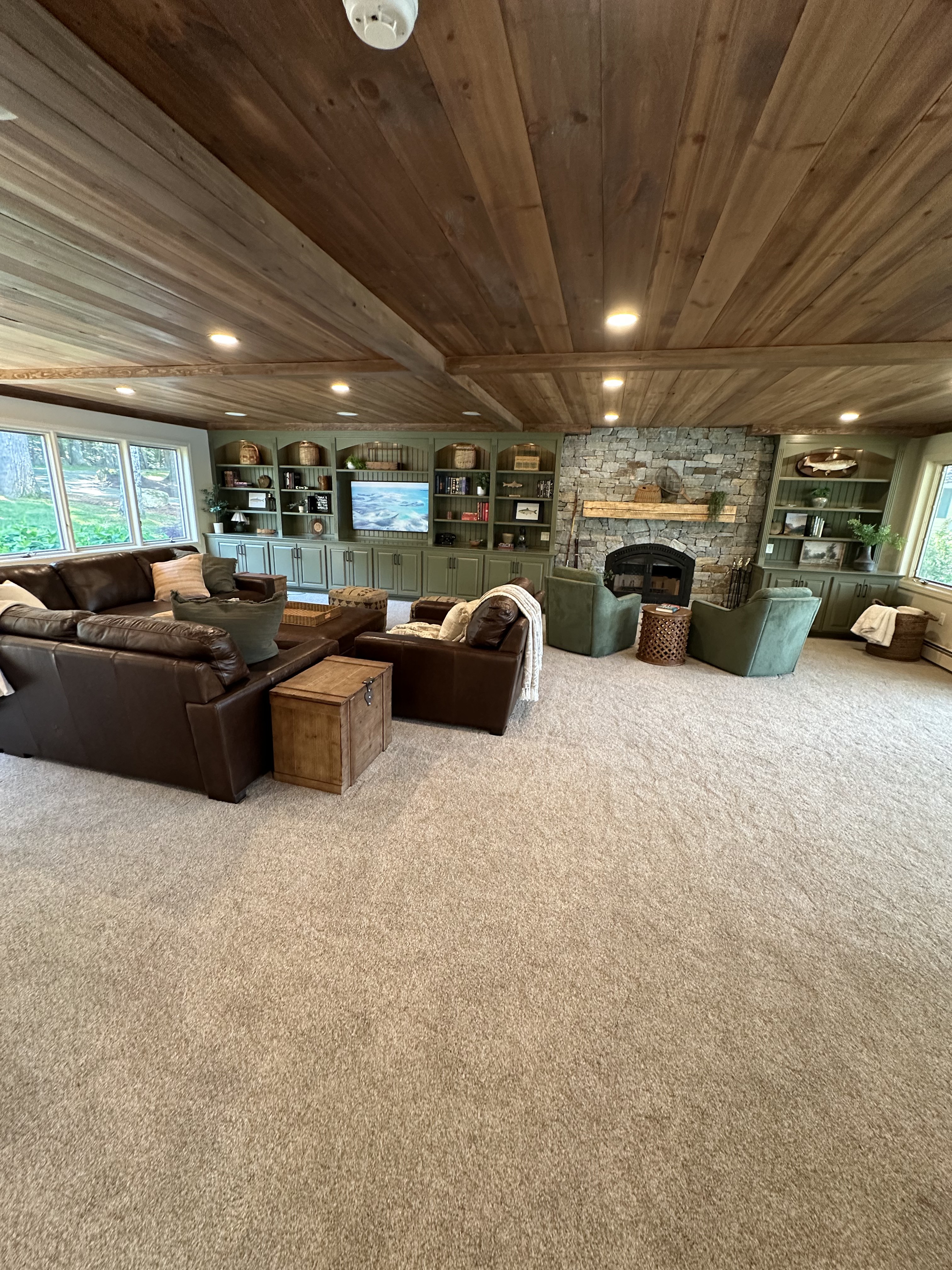 Tongue & groove great room