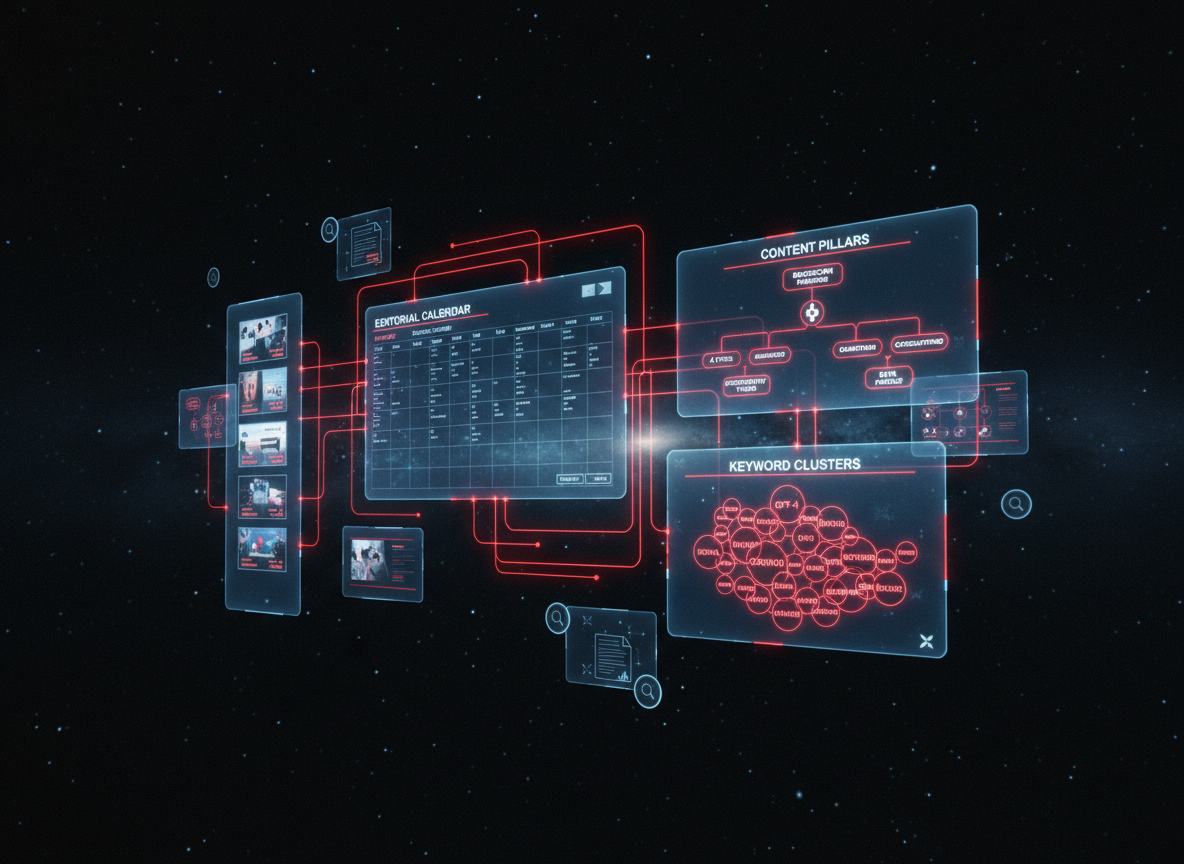 Marketing de contenidos SEO estrategia editorial keywords