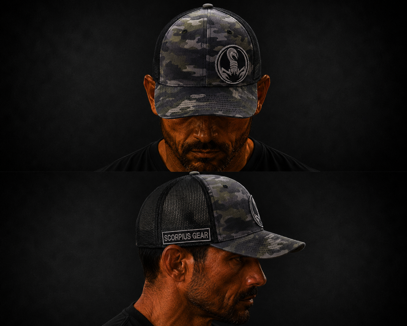 Kamel Trucker Hat — Multicam Black