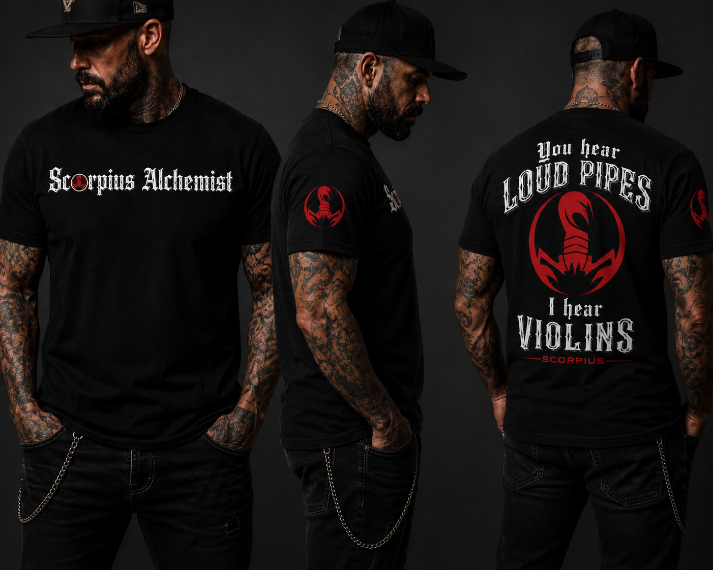 Scorpius Alchemist — Loud Pipes Tee