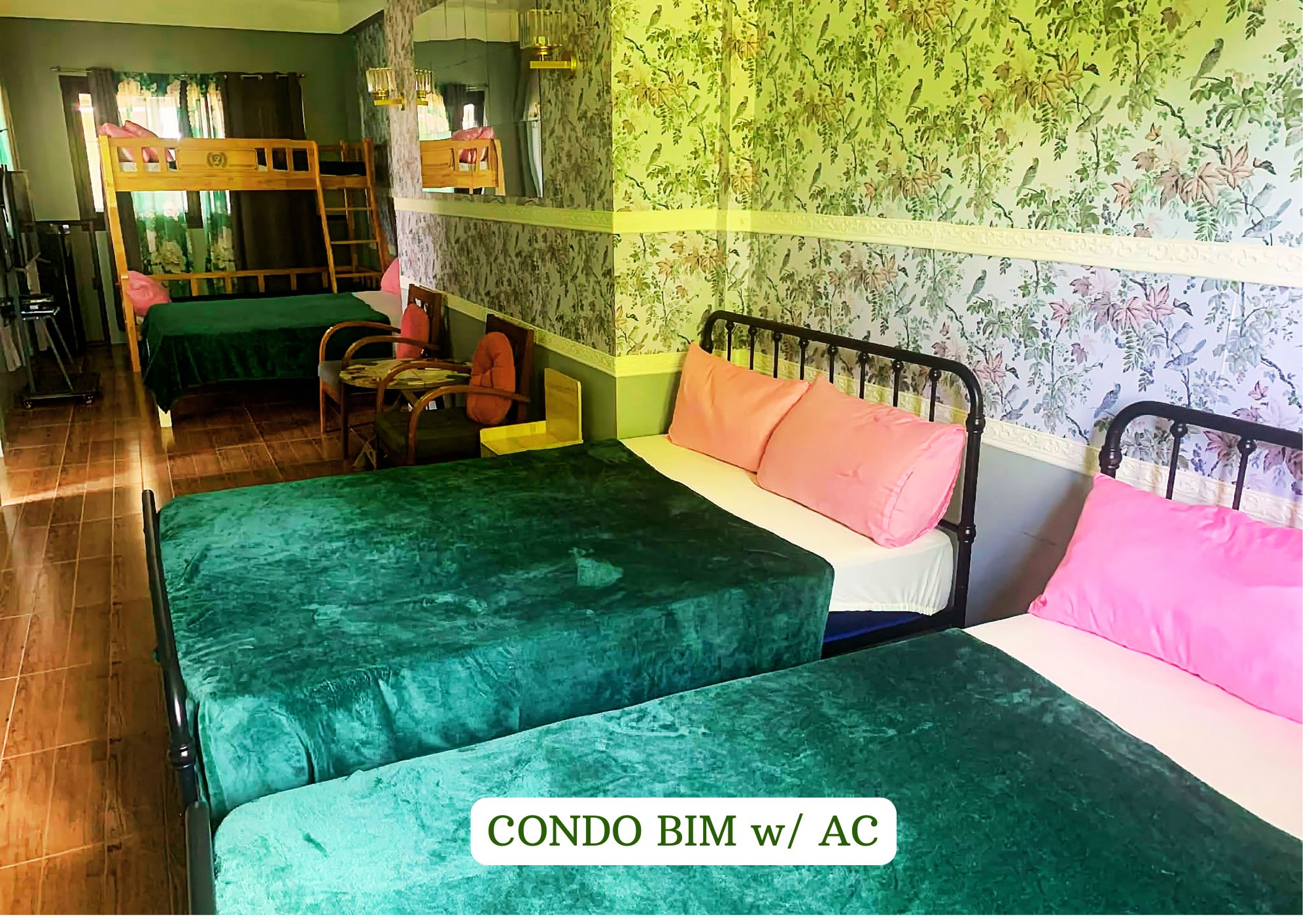 Condo Bim w/ AC — spacious family room at The Oasis Resort, Camarines Sur