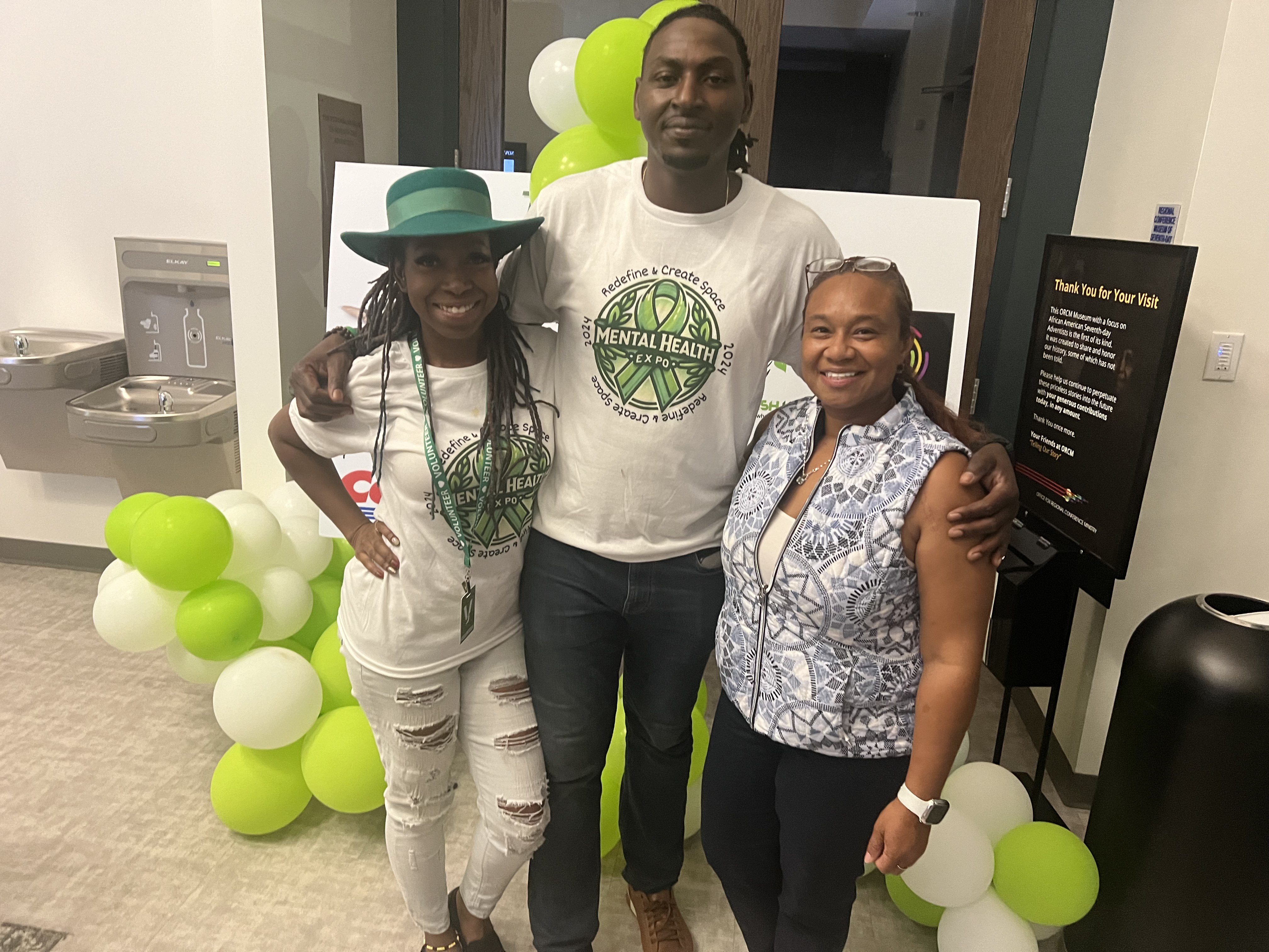 Tauheed Spence at the Mental Health Expo