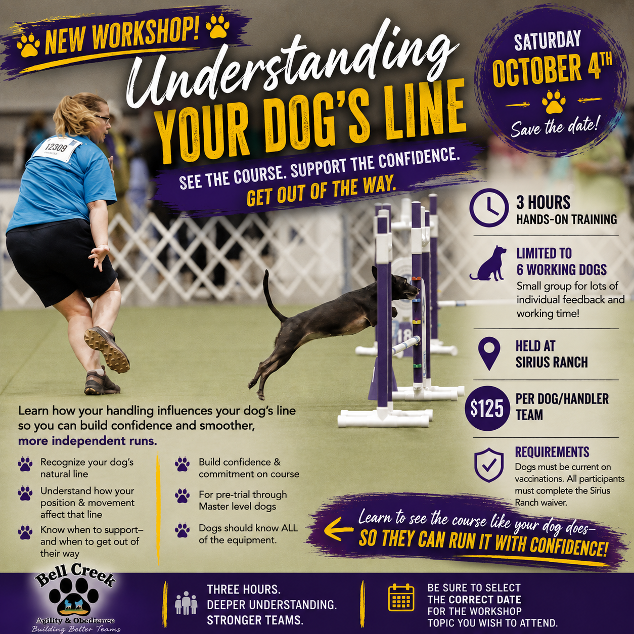 Understanding Your Dog's Line Workshop β October 4