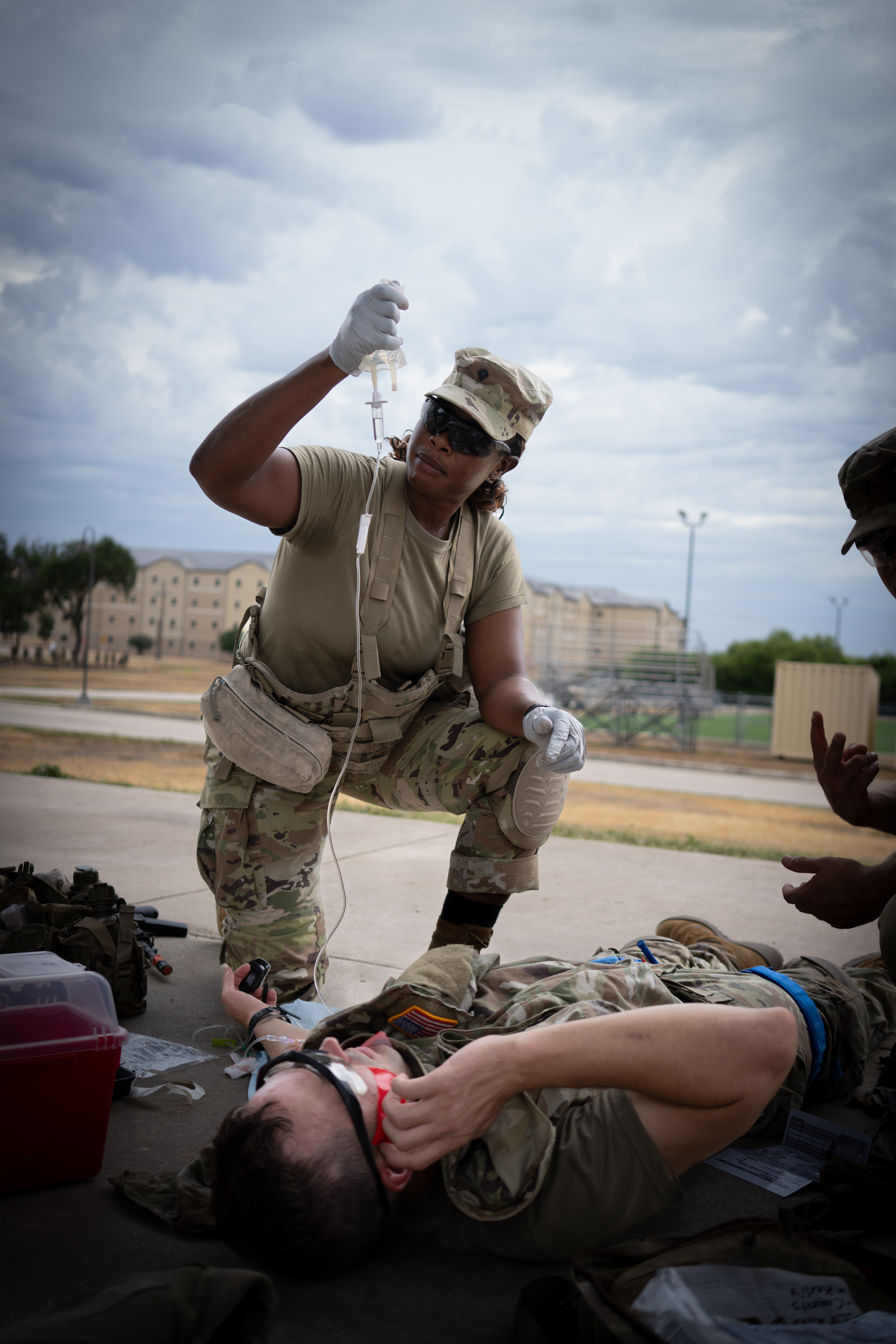 Combat medic field care