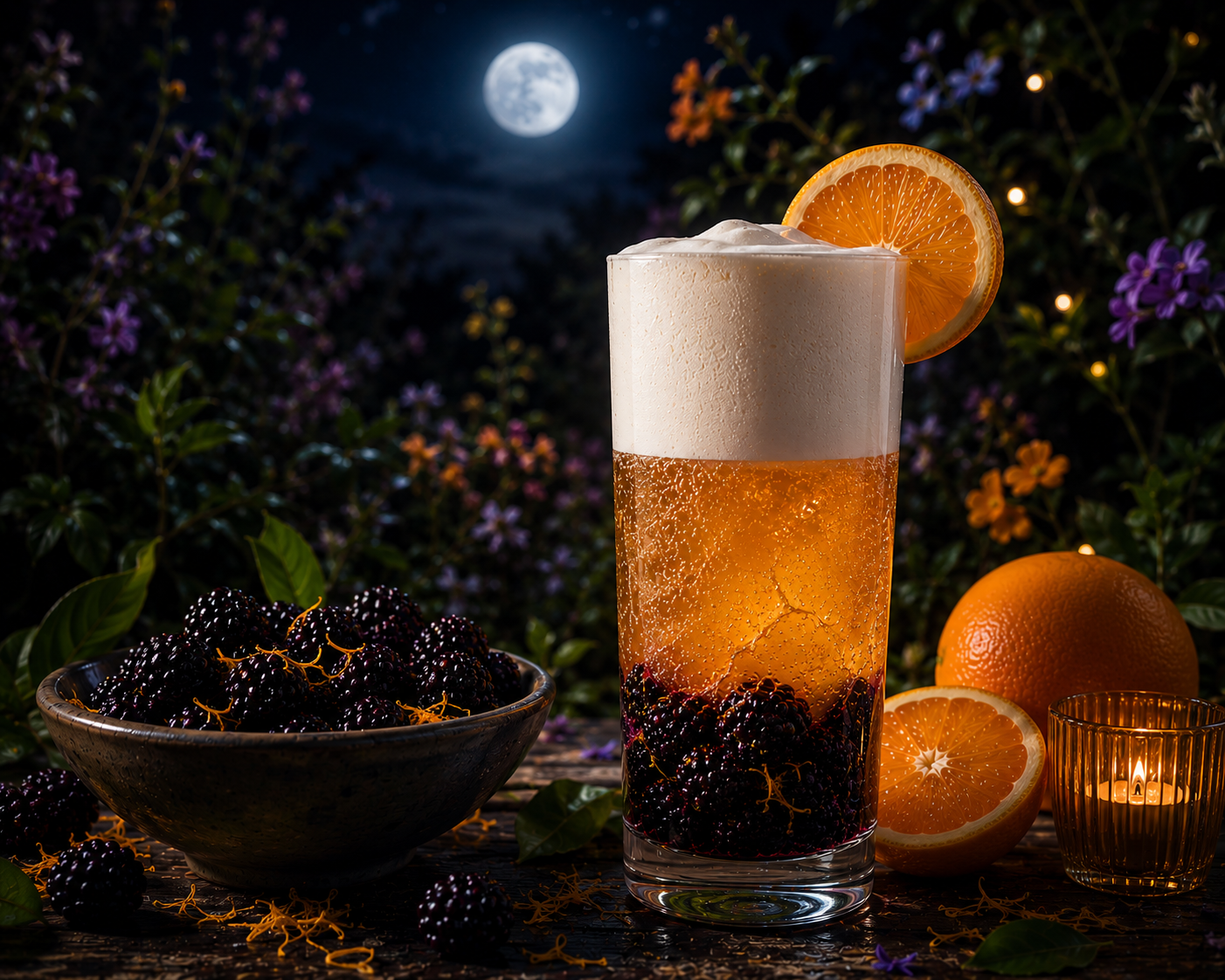 Moon Glow Berries — Blackberry Creamsicle Drop by HighPoint Chef