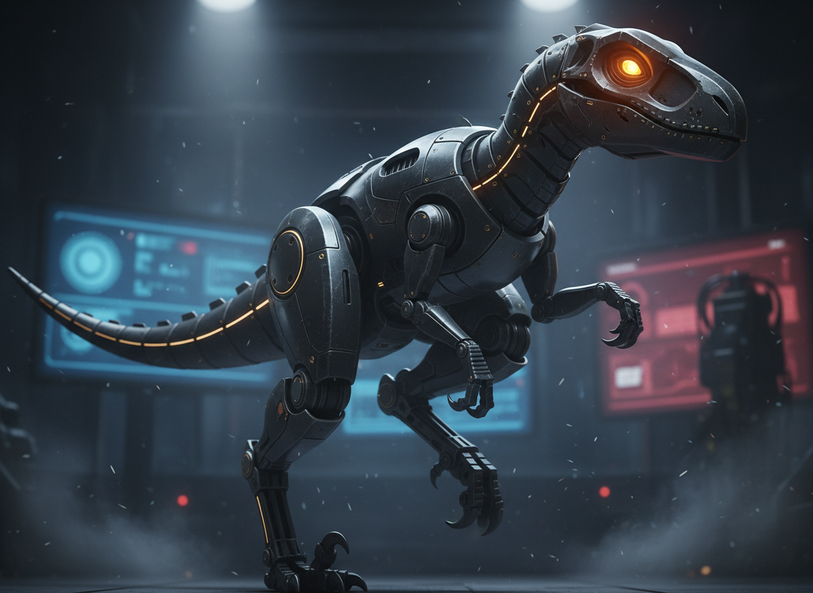 BuddyBots Deinonychus robot