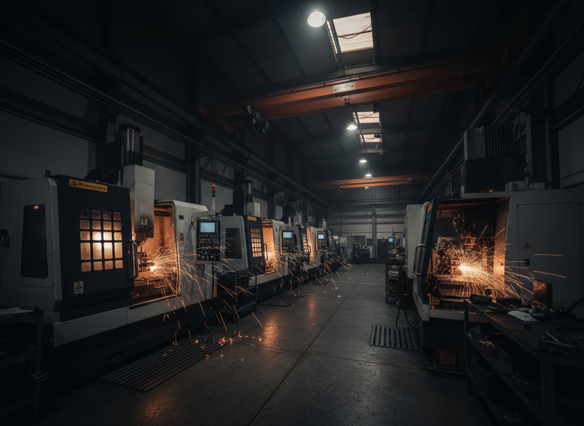 Thompson Machine Tool and Die shop floor