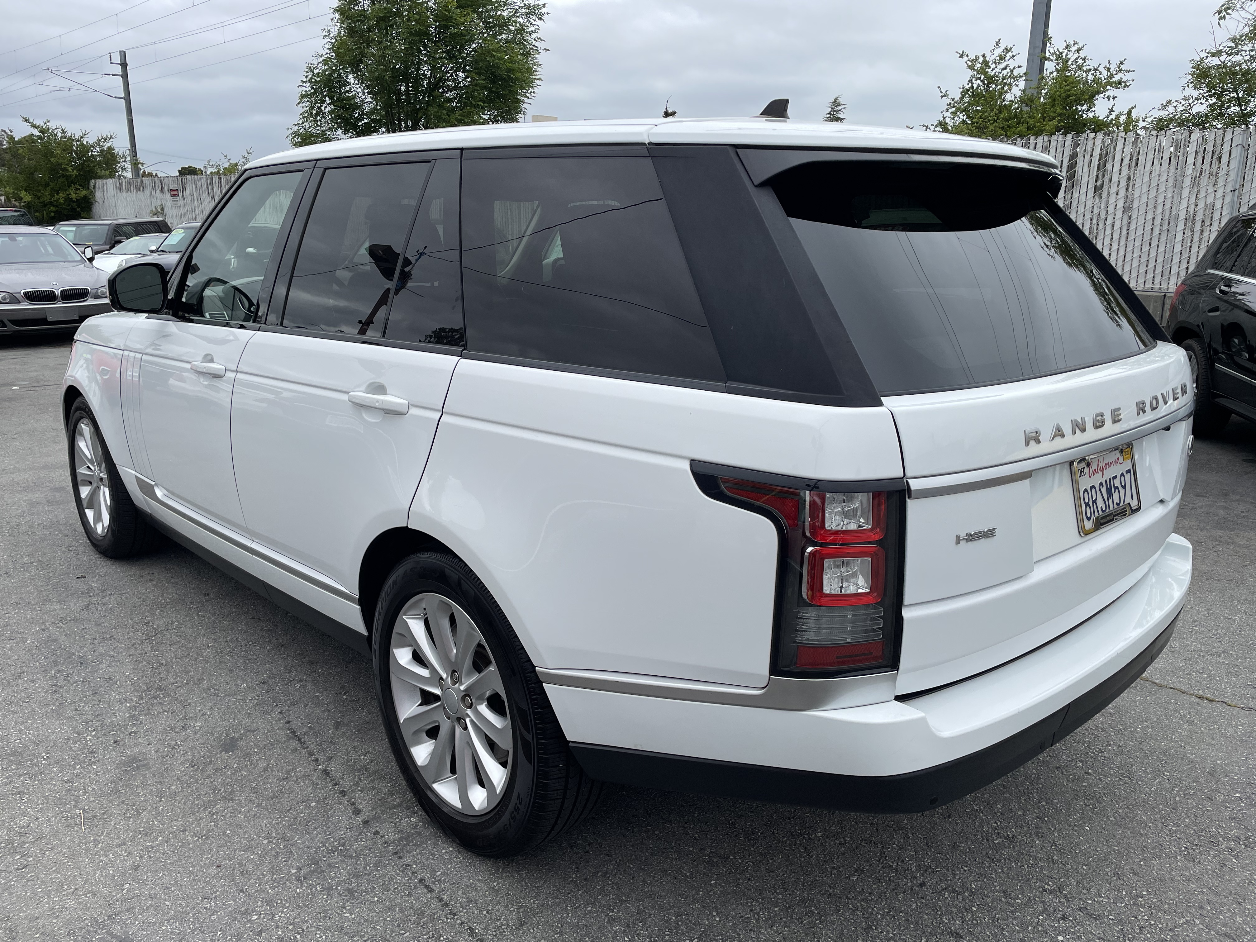 Range Rover HSE rear view - polished and protected