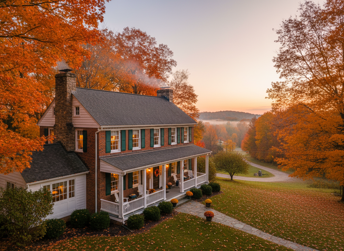 Warm New England home