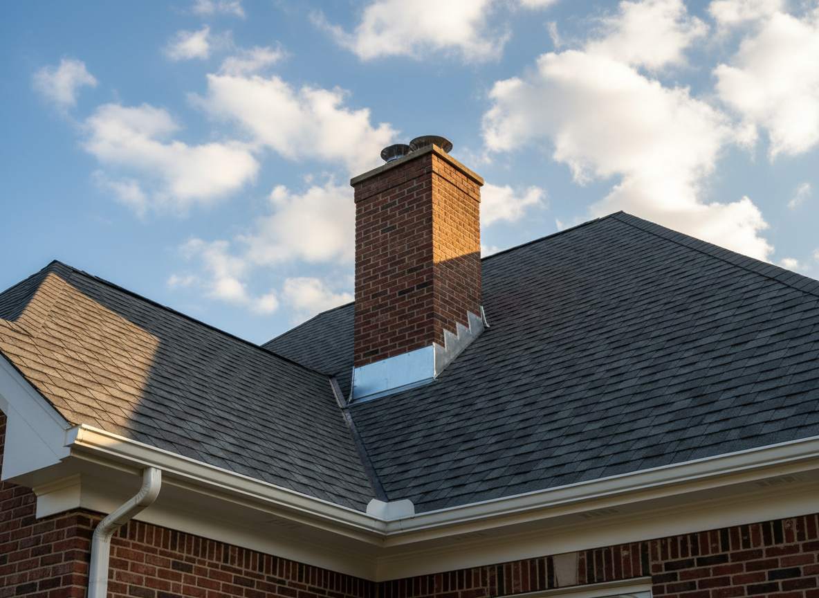 Completed roof with architectural shingles Pittsburgh PA