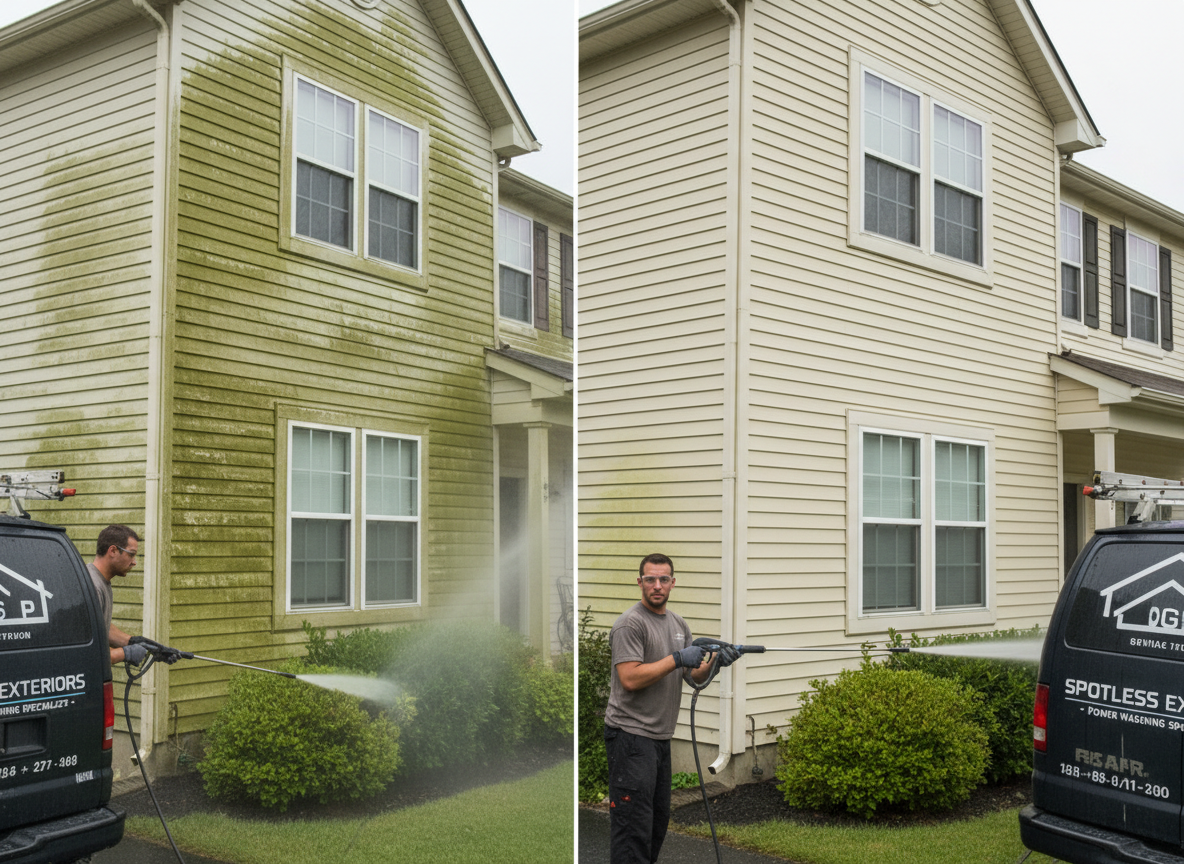 Power Washing Siding