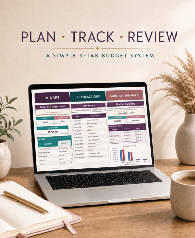 Simple Clear Budget Tracker