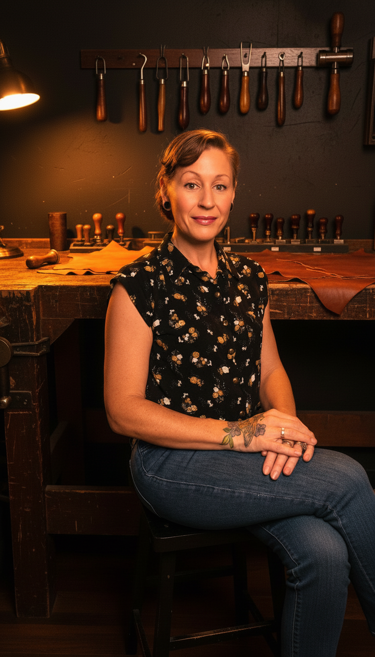 Tania - The Black Grackle Leather Co