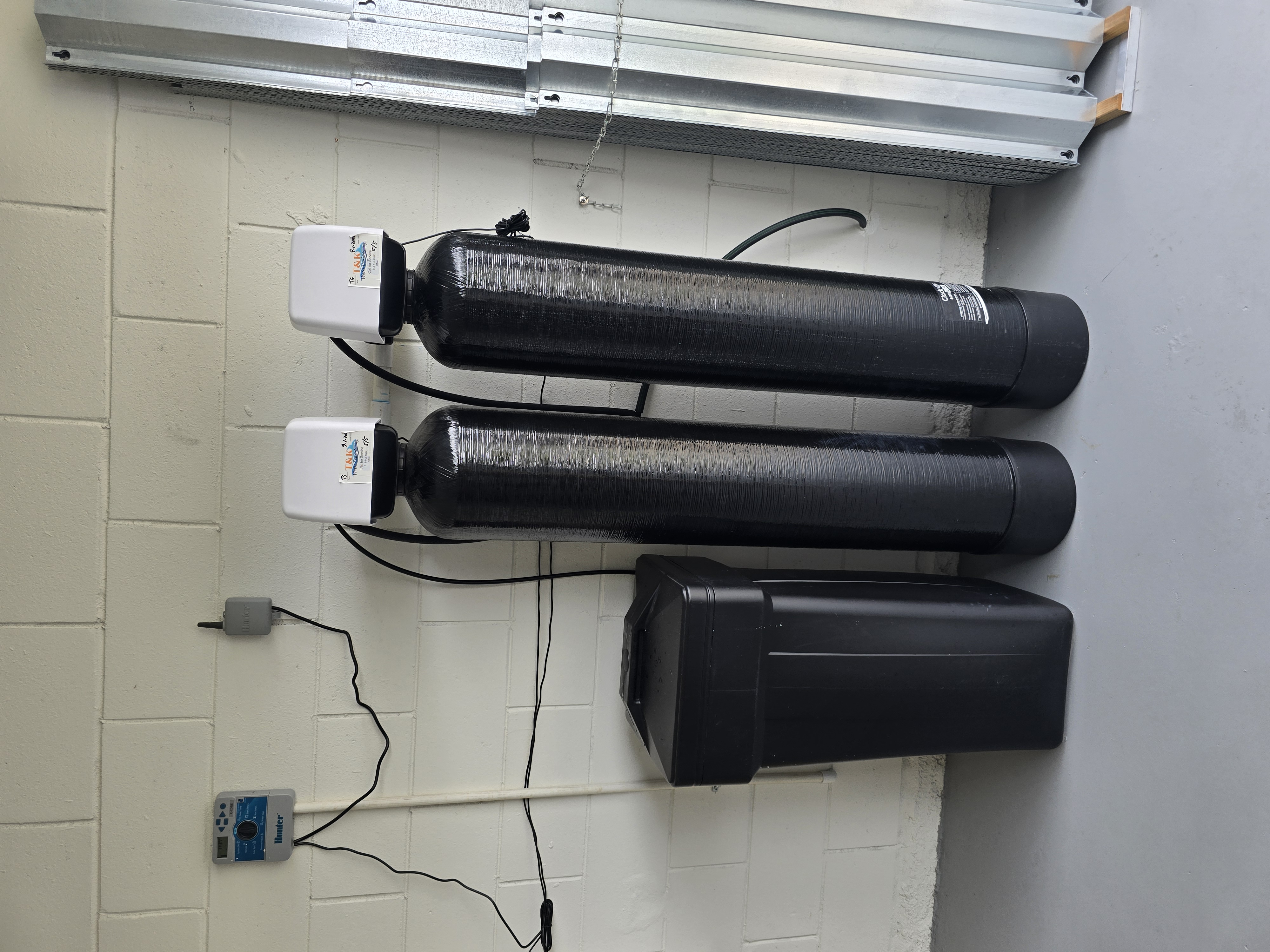 T&K Water Conditioning water softener installation in Tampa Bay area home