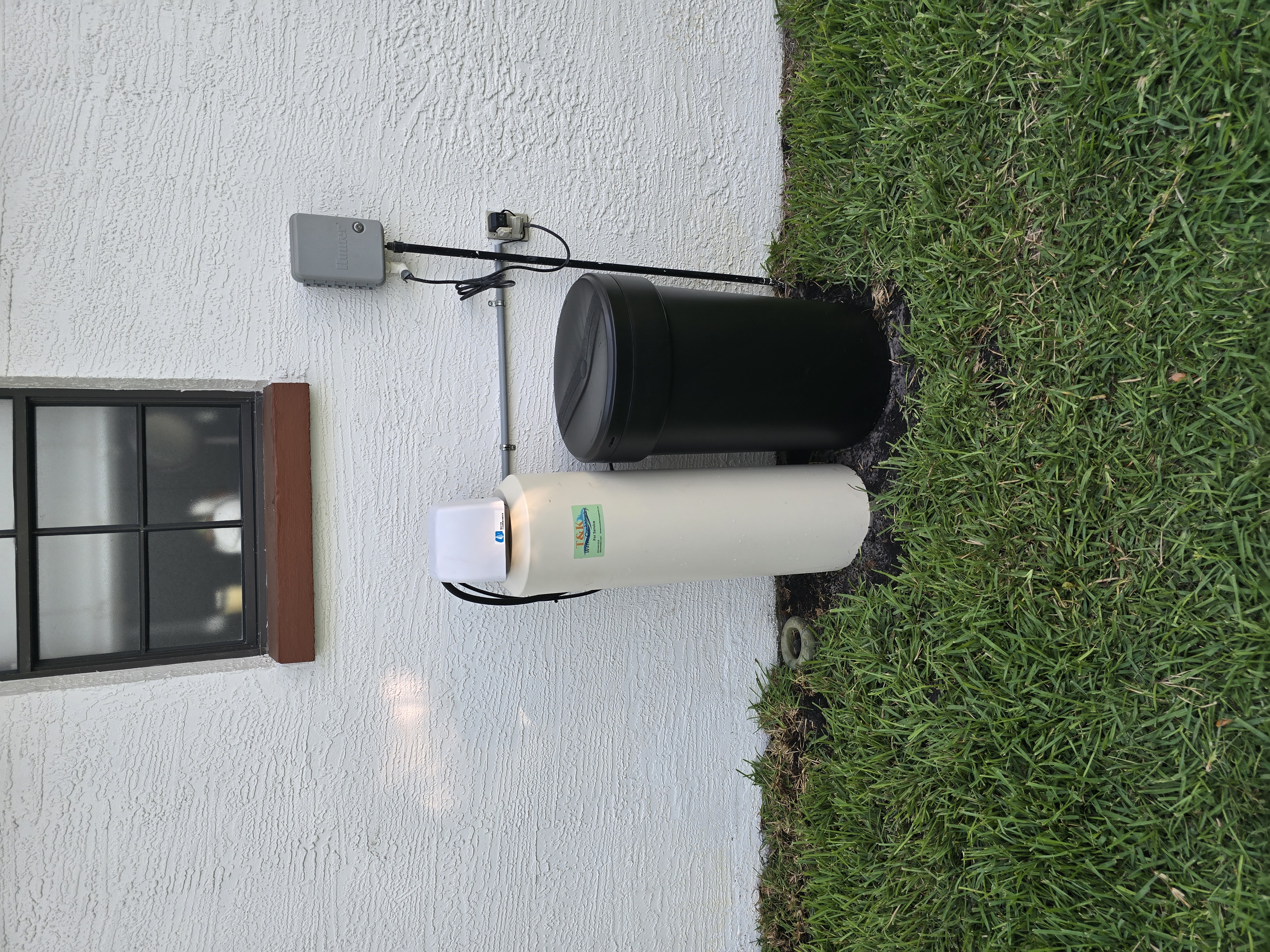 T&K Water Conditioning water softener installation in Tampa Bay area home