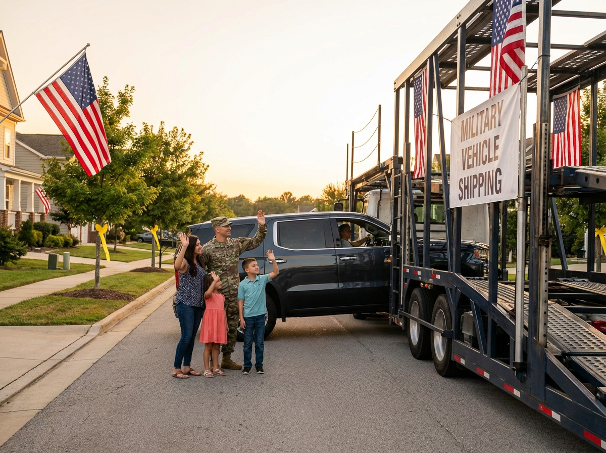 Military auto transport service - vehicle shipping for PCS moves and military relocations