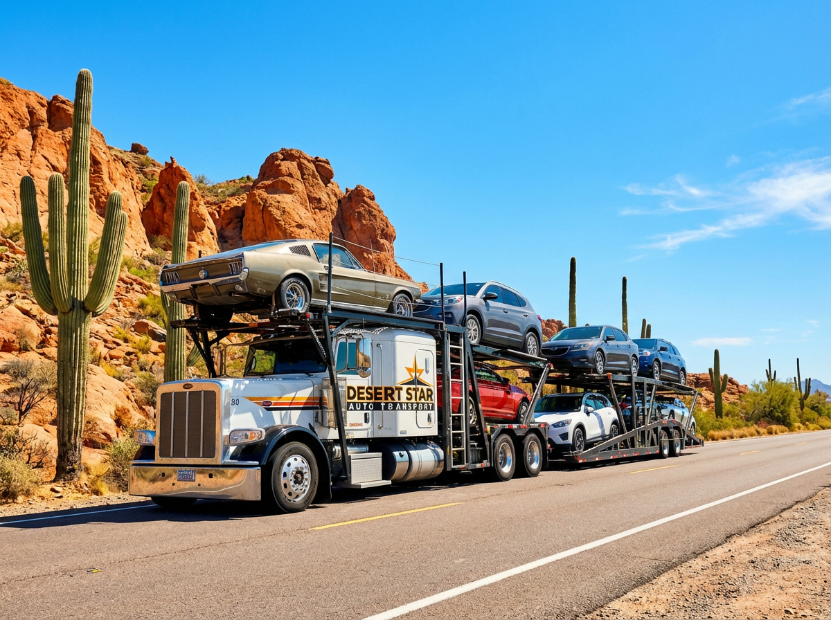 Arizona vehicle transport service - car shipping to Phoenix Tucson Mesa Scottsdale