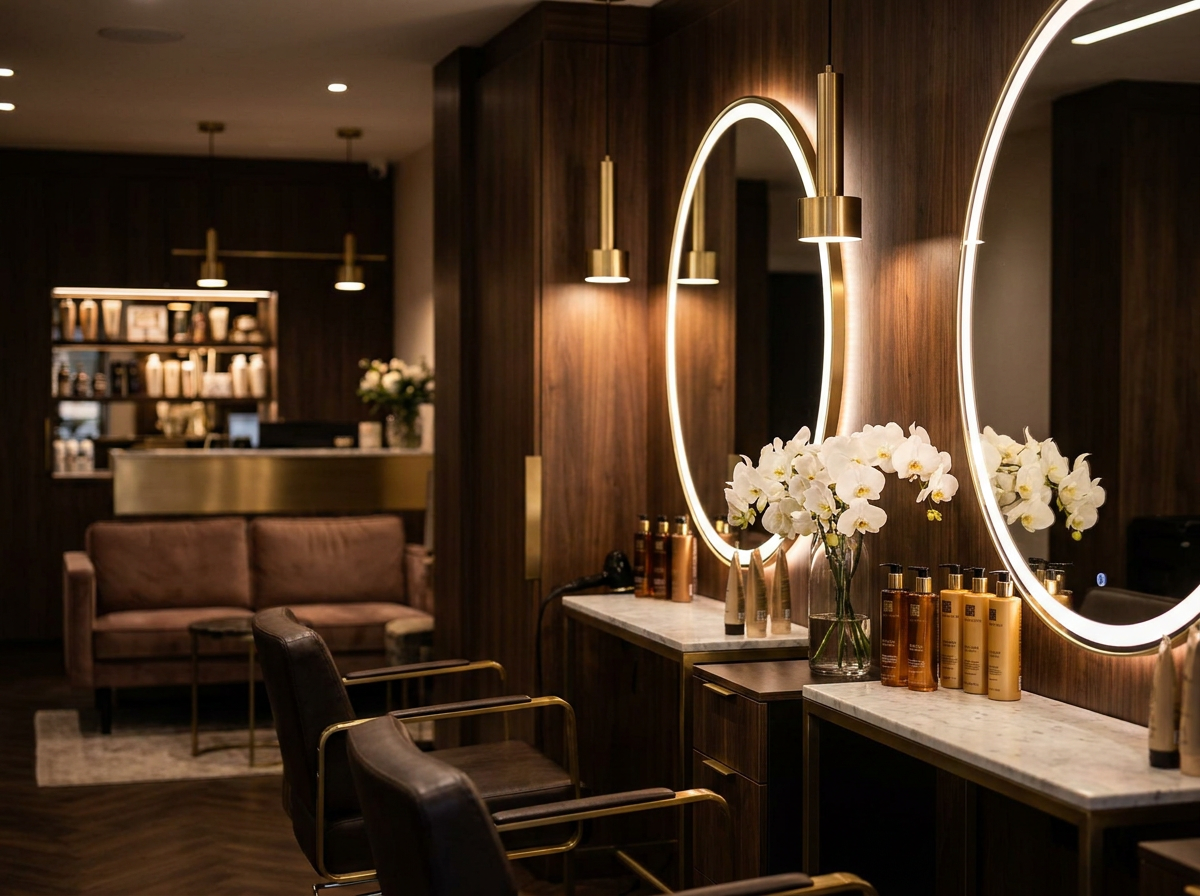 Luxury salon interior