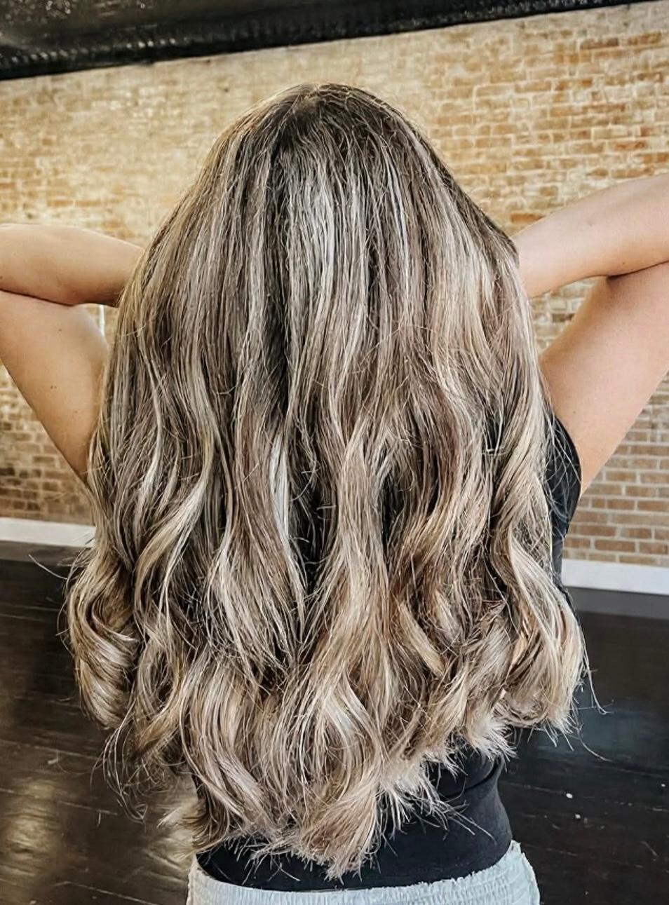 Beautiful hair styling at Serenity Salon & Spa