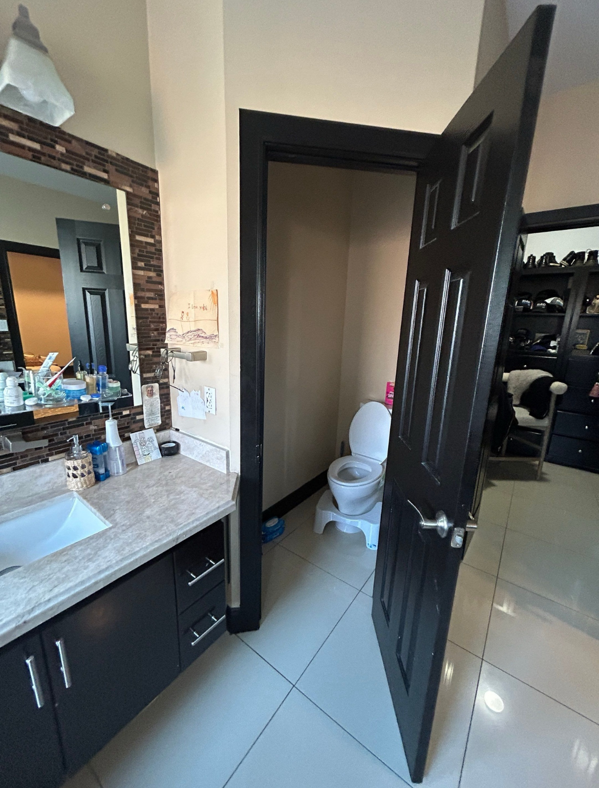 Full Bath & Closet Conversion - Before